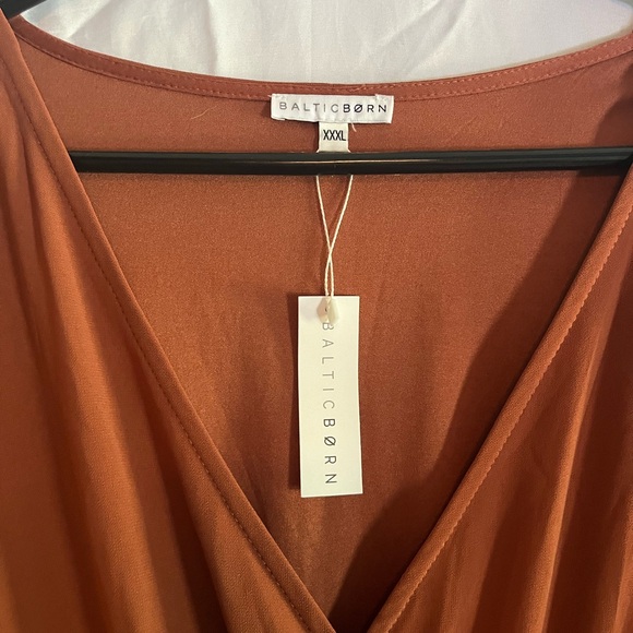 Baltic Born flowy Texas orange summer dress - Picture 2 of 2